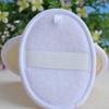 Oval Loofah Exfoliating Pad: Bath & Face Cleansing Scrubber for Hotel Rooms