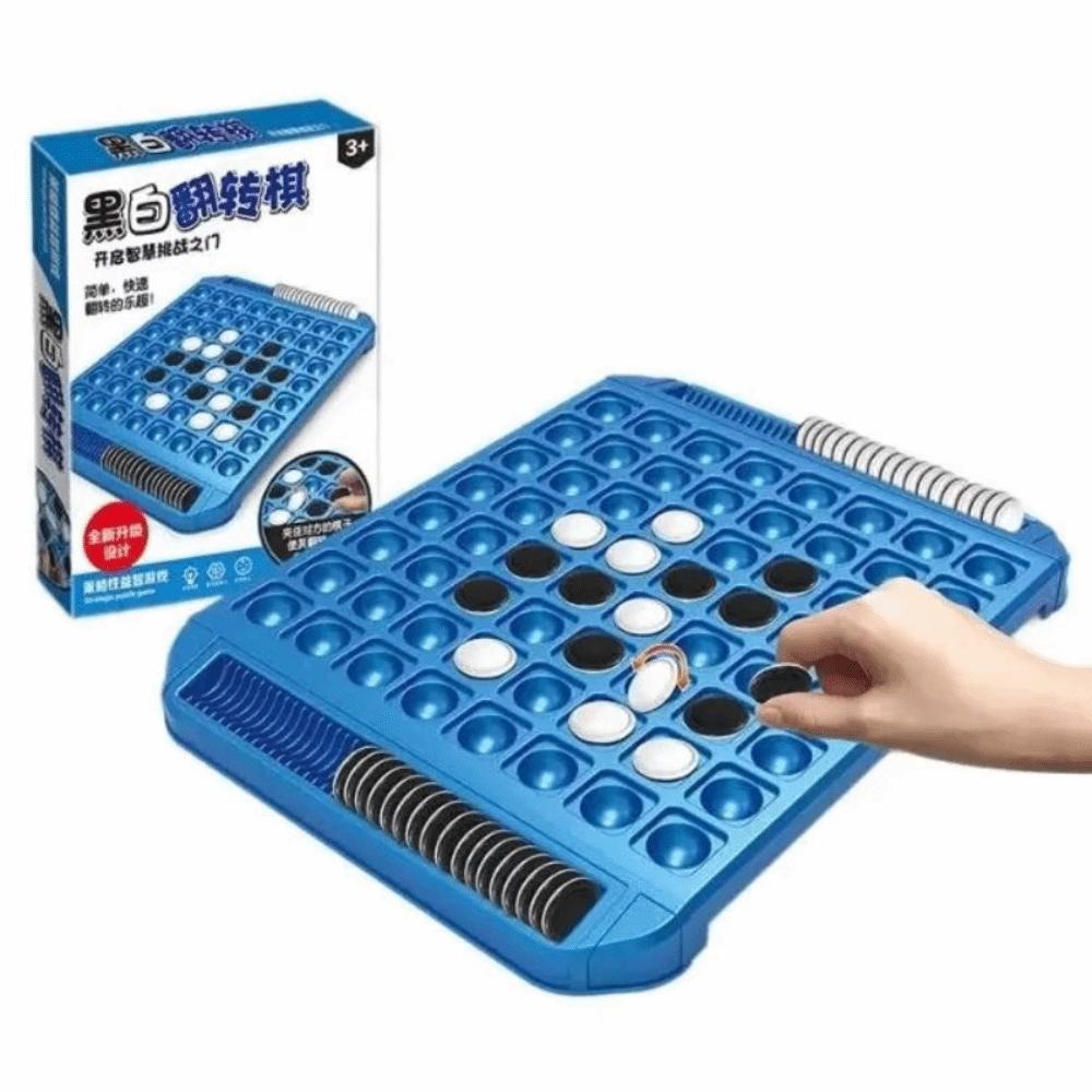 Parent-Child Interactive Flip Black White Chess Board Reversi Strategy Board Game  Party Game
