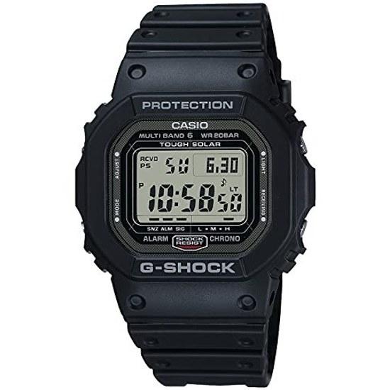 Casio G-Shock wristwatch domestic genuine product made Japan radio solar metal case screw back model GW-5000U-1JF mens black.