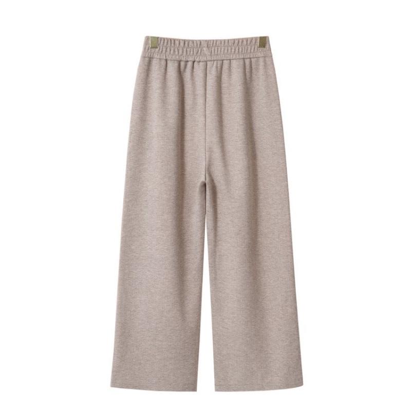 Spring 2026 Stylish Wide-Leg Pants for Middle-Aged & Elderly Women: Casual, Straight-Leg Design