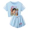 Kpop Witch Hunt Summer Boy Girls Cute Comfortable Soft Printed Half Body Short Sleeved Shorts Set