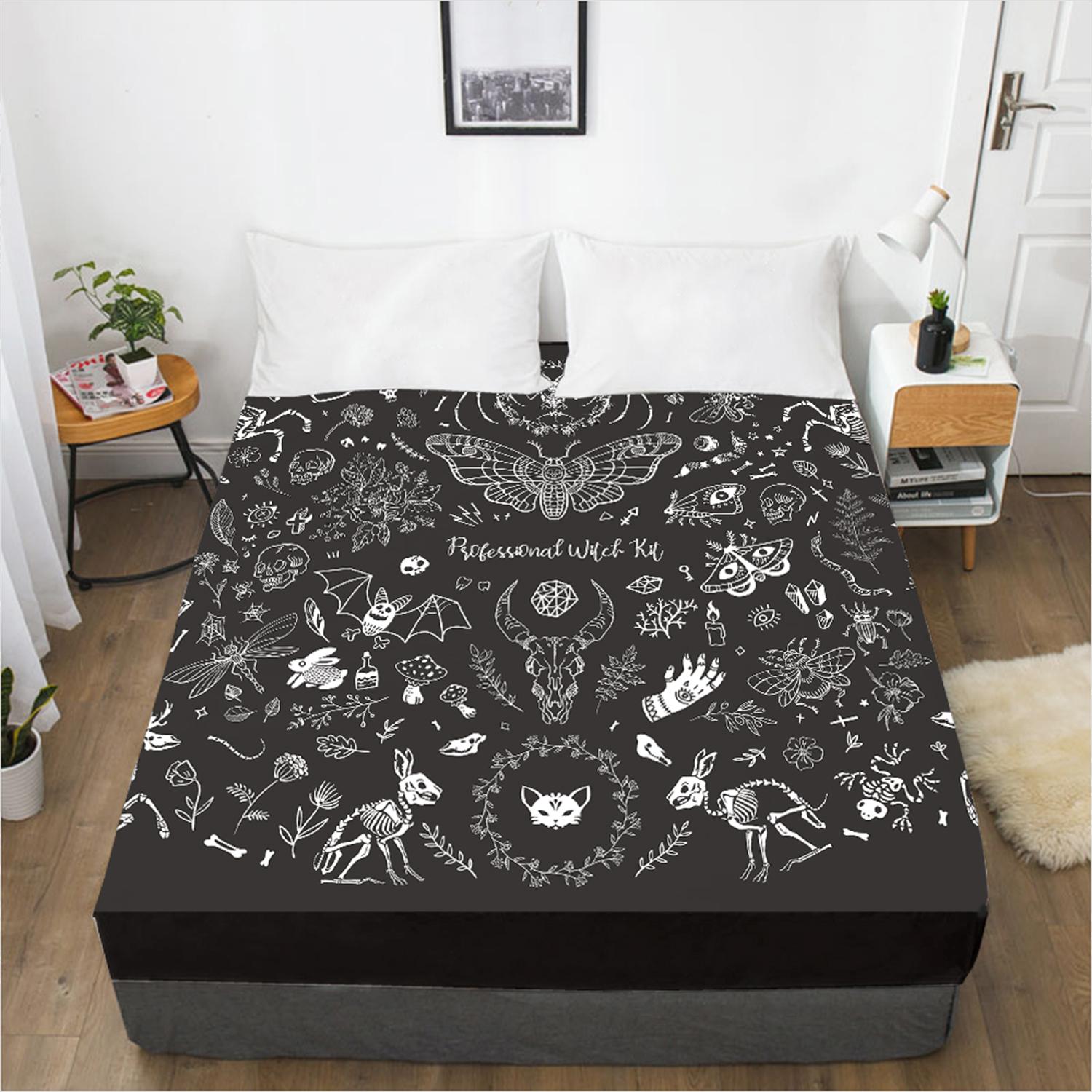 

Мода Домашний Текстиль 3D Печать Рисунок Простыня Наматрасник Эластичная Лента Простыня Постельные Принадлежности 120x200 3pcs