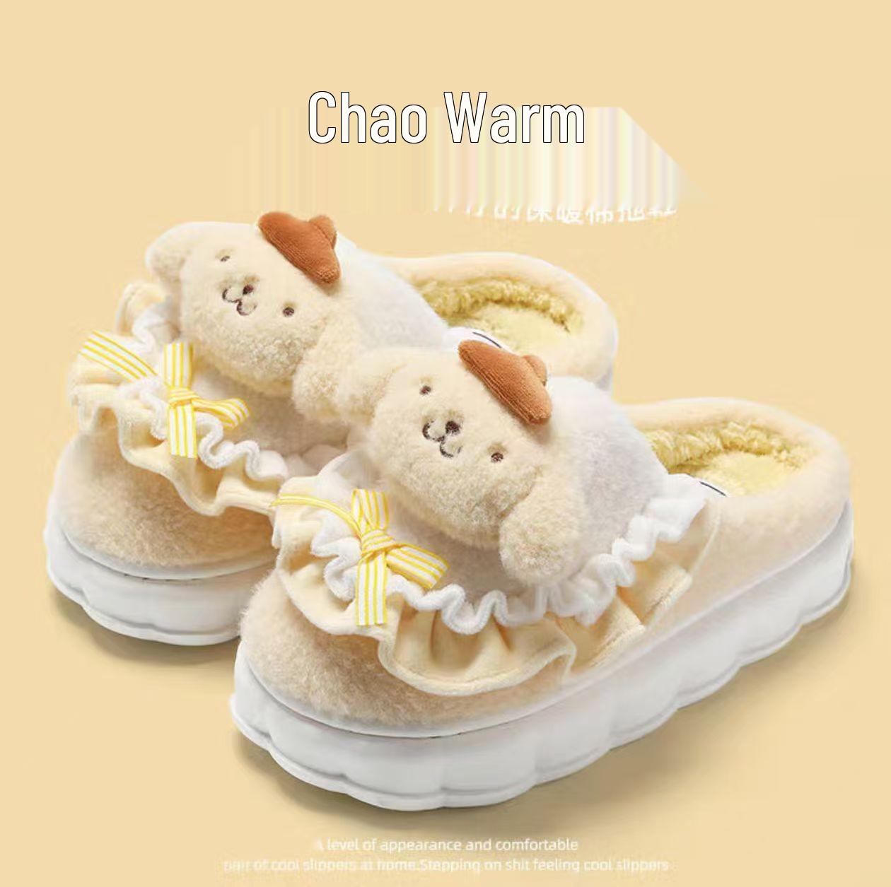 Sanrio Kuromi Women s Furry Slippers - Cozy, Non-Slip, Indoor Winter Shoes 40-41 (fits 39-40)
