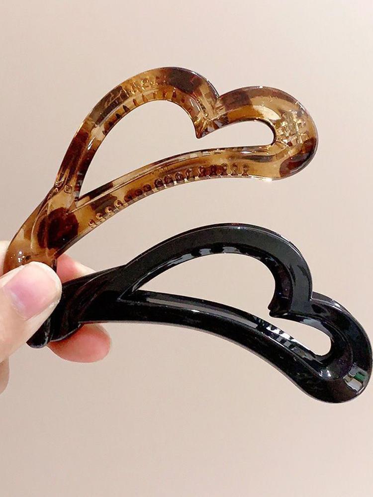 Simple Banana Clip Large Hair Clip Female Fashion Hair Clip Hairpin Vertical Clip Back Head Hair Clip Korean Hair Accessories