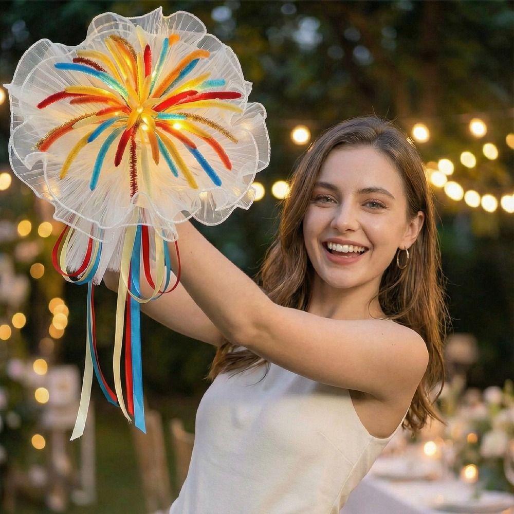 Romantic Twist Stick Bouquets Material Kit Creative Unfinished Bouquets DIY Material Package Colorful Funny New Year Bouquets