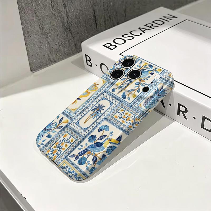 Exotic Aviary Tropical Palm Pineapple Art Graphic Film Aesthetic Protective Shockproof Bumper Phone Case Cover For iPhone 13 14 15 16 17 Pro Max Plus