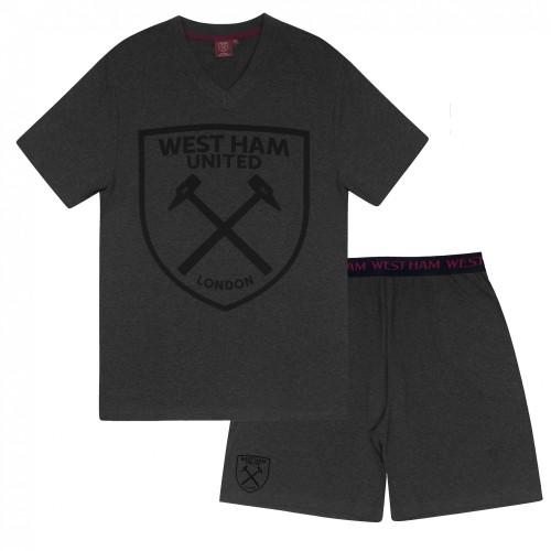 West Ham United FC Mens Short Pajamas Set