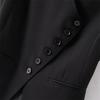 Spring Autumn V-neck Sleeveless Ladies Blazer Vest Coat Single Breasted Short Women's Suit Waistcoat Jacket