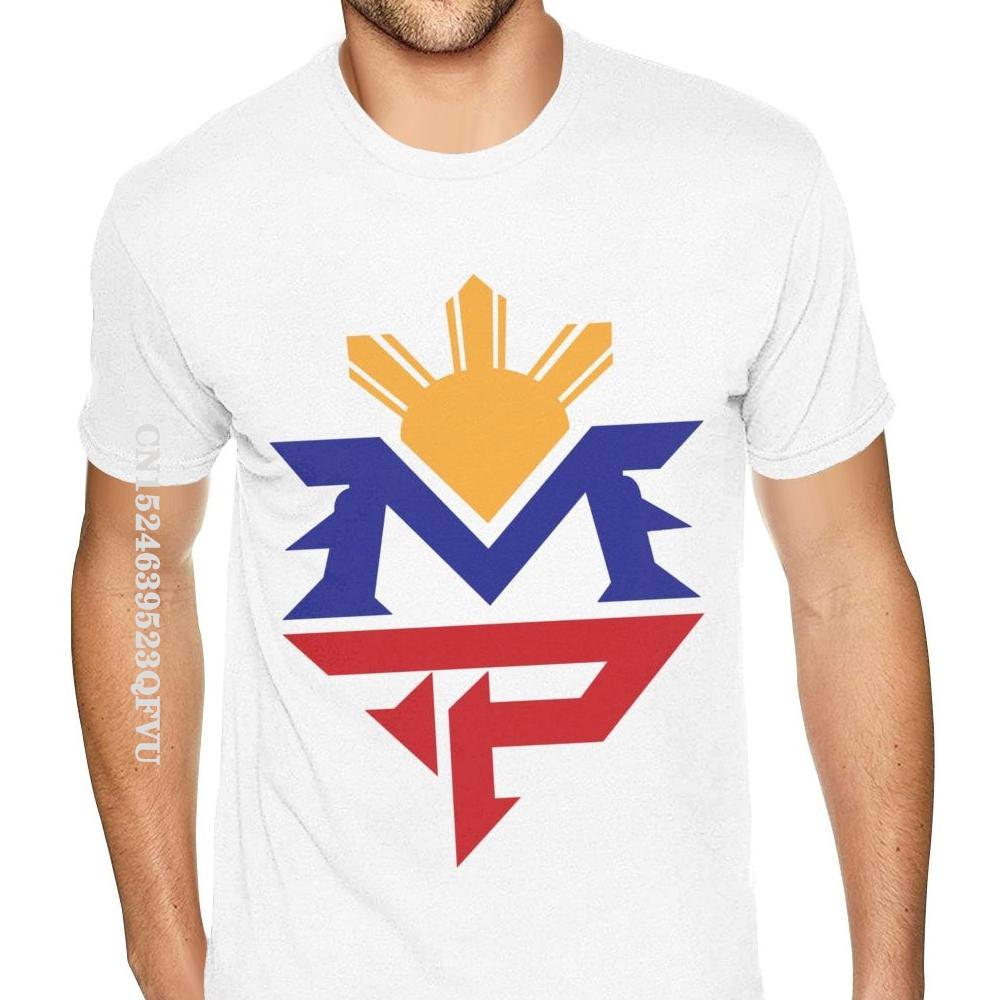 Boxer Manny Pacquiao MP Boxing Photo Tee Shirt Men Trendy Shirts Funny Mens T Shirts Cotton Tops & Tees Summer