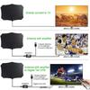 4K 1080P HDTV Antenna with Amplifier Signal Booster Mini Digital TV Antenna Enhanced Reception Indoor Use