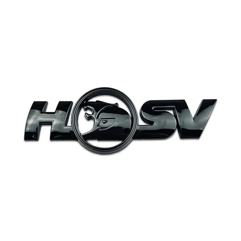 Metal Car Body Sticker for HSV Logo Auto Emblem Front Grille Rear Trunk Decoration