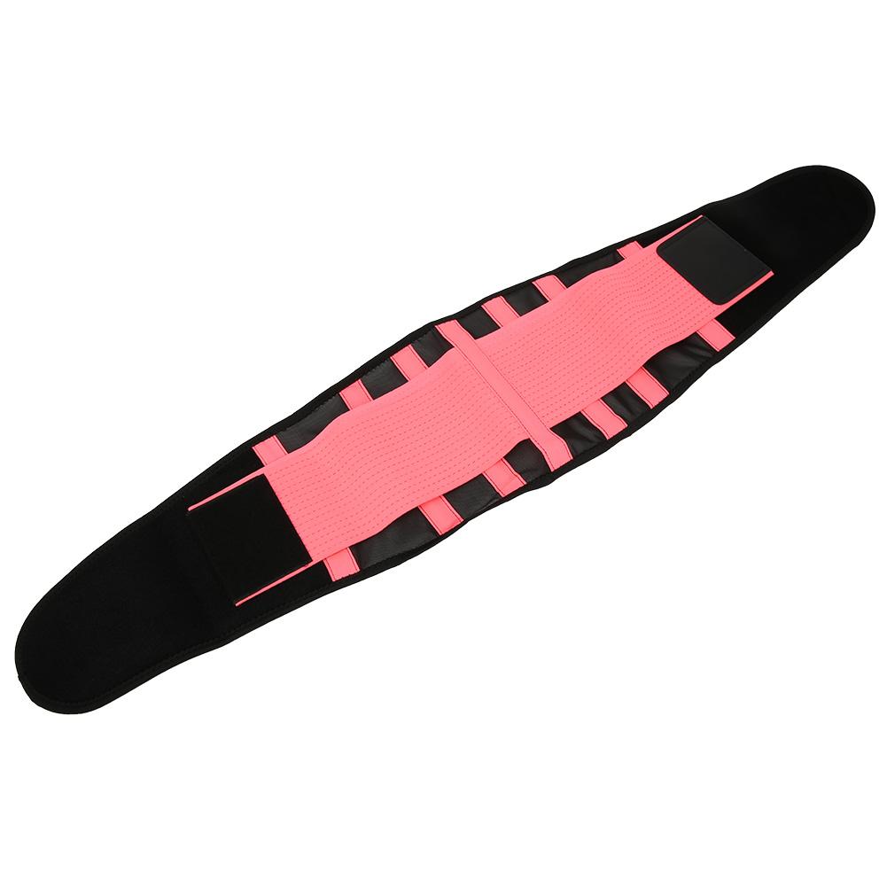 Breathable Mesh Support Exercise Belt Fitness Waist Training Gym for Both Men and WomenPink