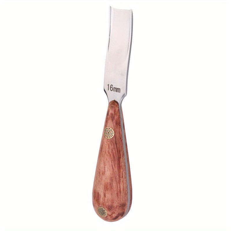 1PC 4-16mm Leather Craft Edge Beveler Skiving Beveling Knife Thinning Pushing Grooving Trench Leathercraft Handwork DIY