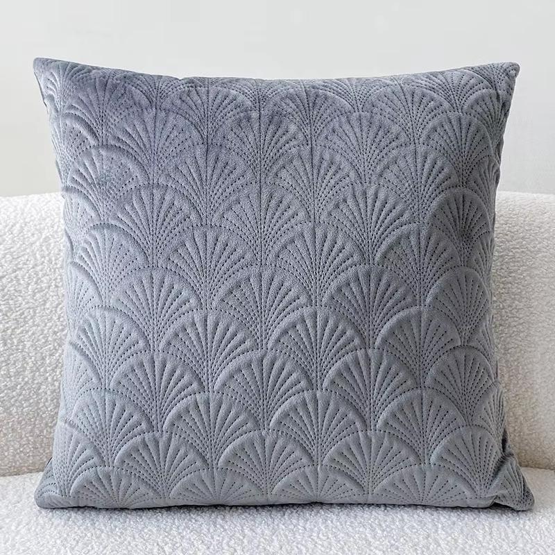 1pc design velvet cushion cover 45*45cm decorative throw pillow case for sofa livingroom bedroom decor pillow cover beige grey