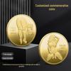 Gold-Plated Russian Sexy Girl Commemorative Coin - Silver-Plated Badge