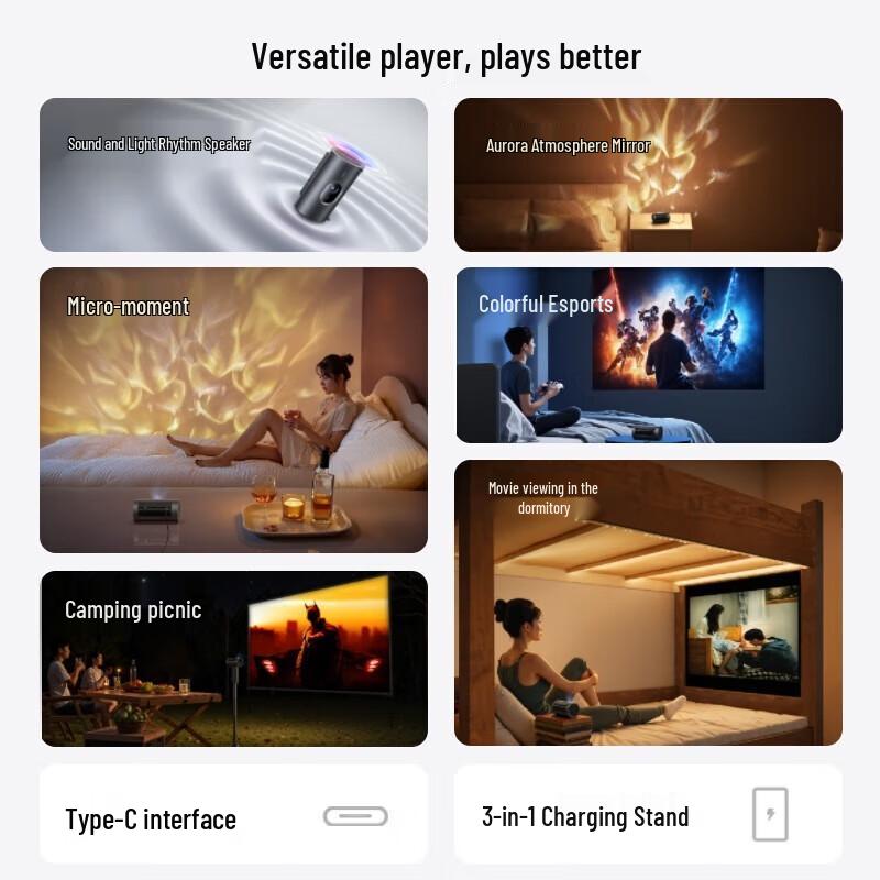 

JmGO P5X Portable 1080P Smart Home Theater Projector (CN version)