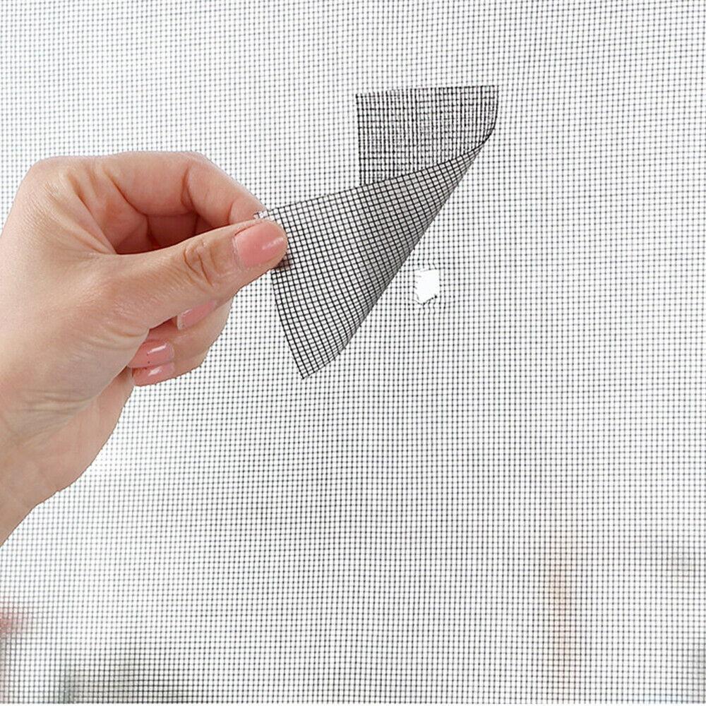 Strong Self Adhesive Window Screen Repair Tape Window Net Screen Repair Patch Covering Up Holes Tears Anti-Insect Mosquito Mesh