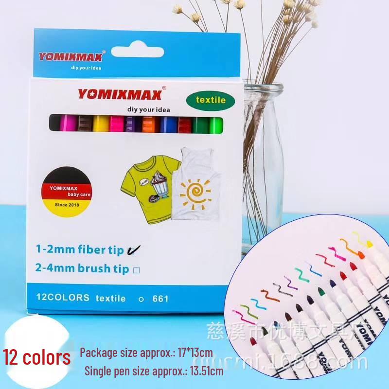 In Stock: Yomixmax Fabric Marker - No Ironing Needed for Cloth Painting