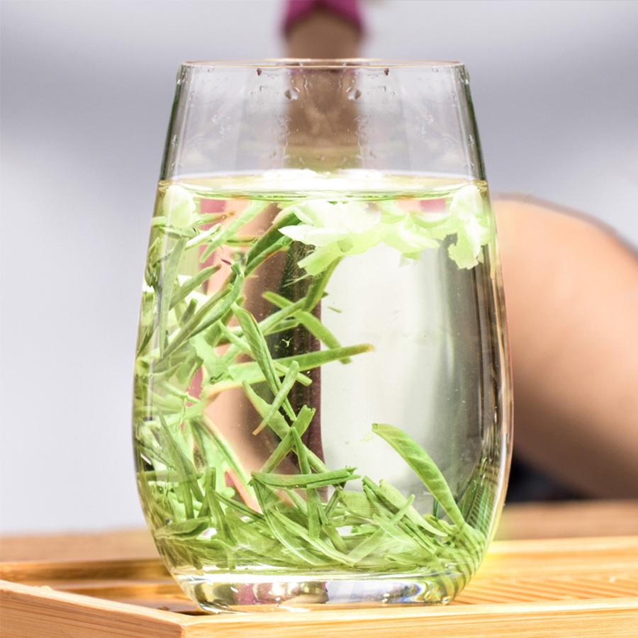 Jasmine Flower Green Tea Mo Li Piao Xue Jasmine Mixed with Green Tea Loose Leaf