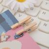 DIY Small Wooden Photo Clips for Cork Boards - Decorative Office & Home Press Nails