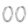 European-American Fashion Star Titanium Steel Round Women's 18K Gold-Plated Minimalist Stainless Steel Earrings