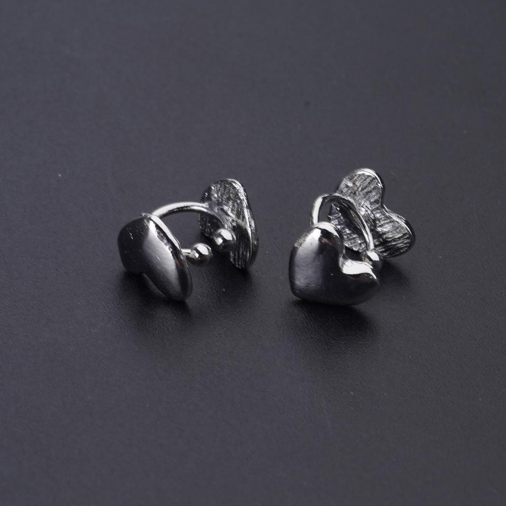 Heart Non Pierced Stud Earrings Minimalist Tiny Heart Stud Earring Jewelry Birthday Valentines Day Gifts for Women Girl