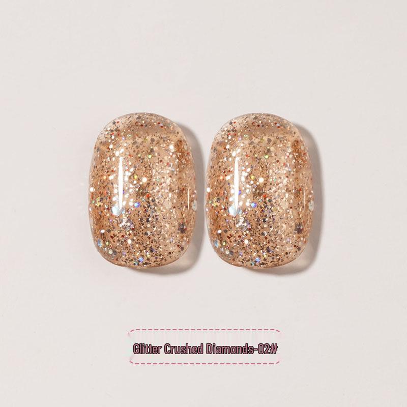 2024 Super Flash Silver Diamond Glitter Nail Polish Gel