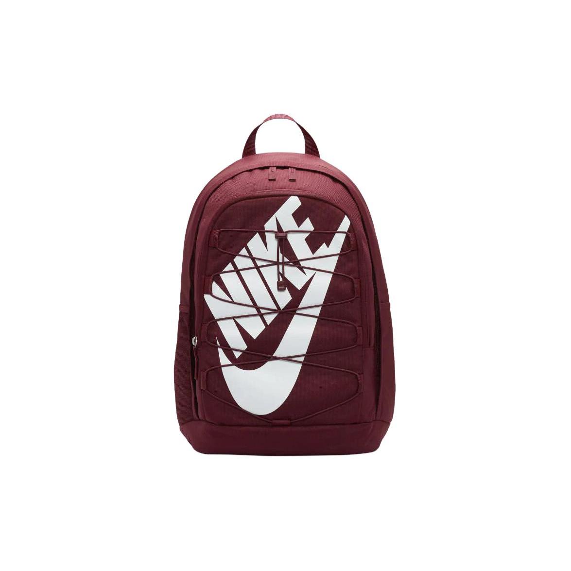 

New Nike Hayward Polyester Backpack Unisex Dark Beetroot & White DV1296-638 33.0*23.1*48.0CM