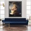 Canvas Print Wall Art - Christ in The Storm on The Sea of Galilee S Religious Sacred Heart of Jesus Poster Living Room Decor