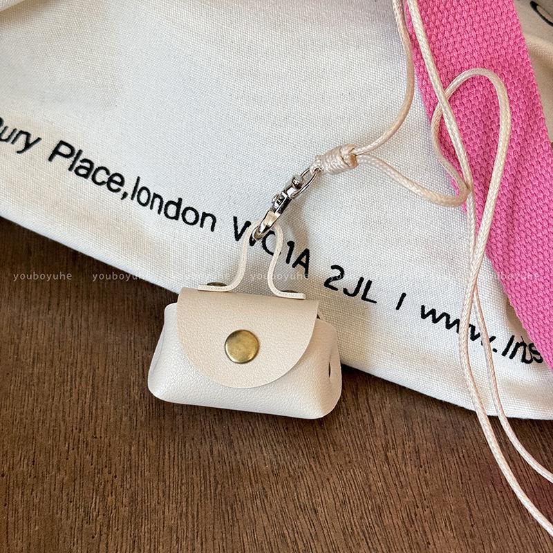 

Шикарный кожаный мини-кошелек и кулон-подвеска для ожерелья, чехол для наушников