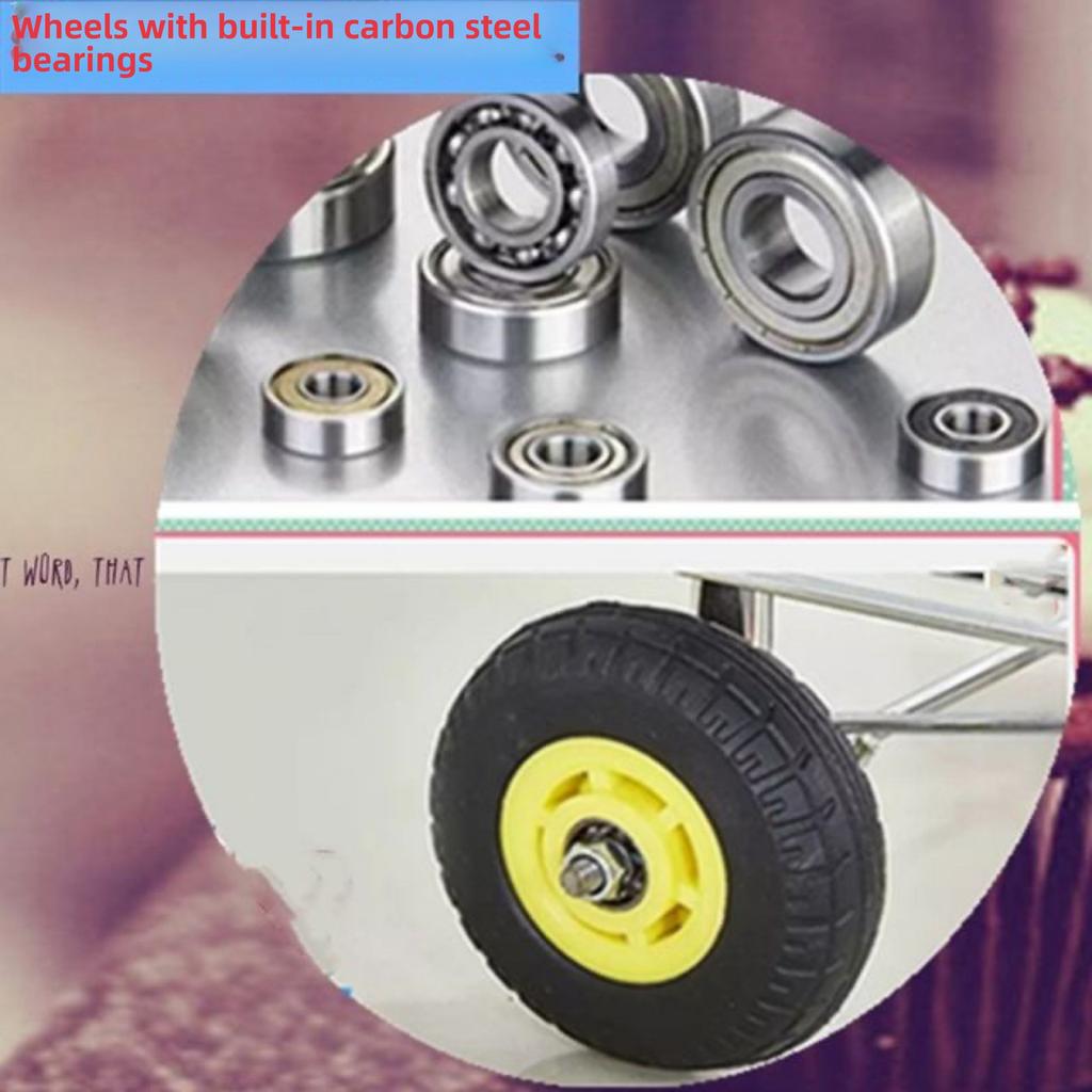 Portable Shopping Cart Wheels Rubber Casters for Hand-Pulled Carts Vegetable Buying And Shopping Chuanxing Brand Foldable