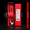 ZISIZ Chinese Style 304 Stainless Steel Spoon & Chopstick Gift Set