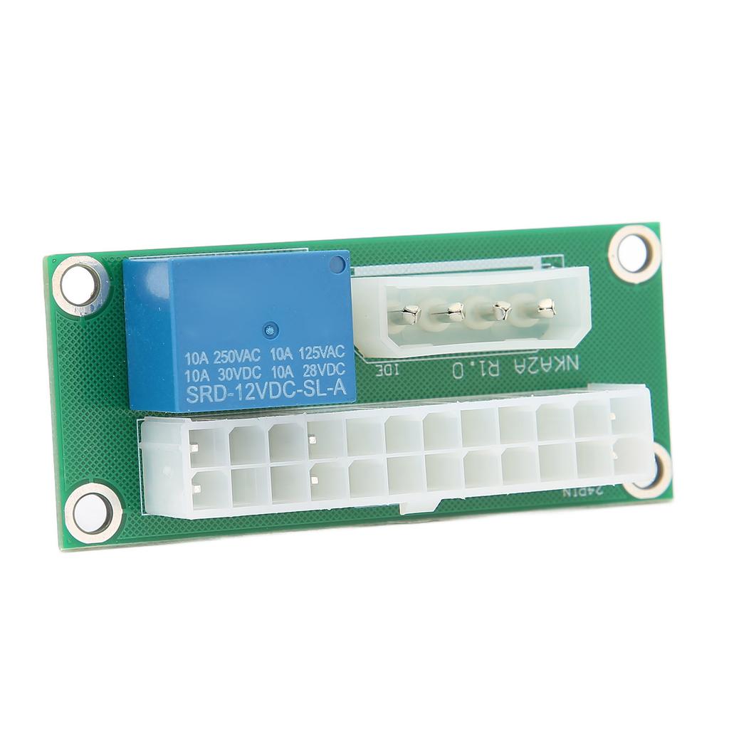 Multiple Power Supply Adapter ATX Power Synchronization 24Pin Dual Power Startup Board for Power Supply Graphics Card