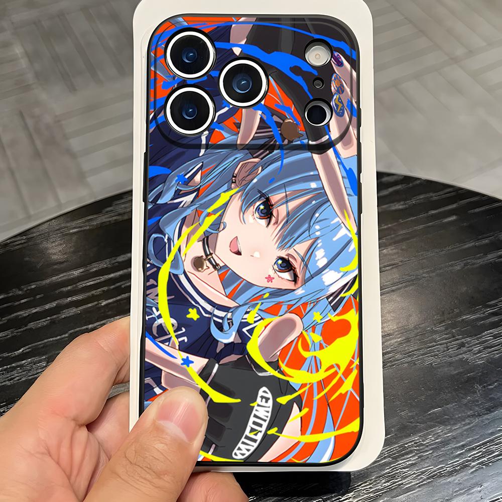 H-Hoshimachi S-Suisei Phone Case For IPhone 17 Pro Max 16 15 14 Pro Max 13 11 X Xs Xr 8 7Plus Silicone Cover