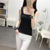 2025 Summer Women's Korean-Style Slim Solid Color Casual Vest Top