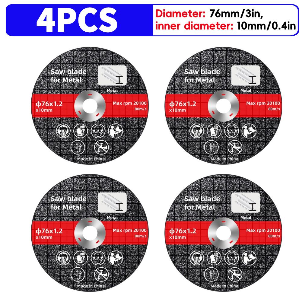 30-1Pcs 76mm Metal Cutting Discs Sanding Grinding Cut Off Circle Wheels Durable Saw Blades Discs for Electric Angle Grinder Part