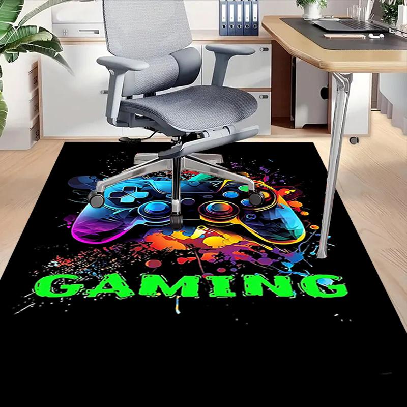 1PC Gaming Controller Extra Large Non Slip Floor Carpet, Office, Family, Bedroom, Studio Large Area Rug Indoor Rugs