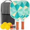 Beginner Pickleball Paddle Set Fiberglass Outdoor Sports Rackets With Balls New Players