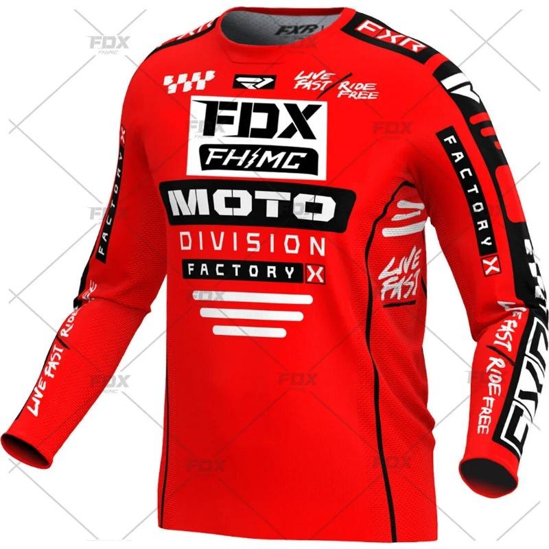 2024 Maglia da Downhill da Corsa Mountain Bike Motocicletta Ciclismo Crossmax Camicia Ciclismo Abbigliamento per Uomo Maglia MTB MX Ranger Fdx DH