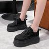 Fashion Height Increasing Thick Soled Dad Shoes for Women New Versatile Sponge Cake Casual Sports Vulcanized Shoes Platform Sneakers