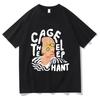 2026 Retro Sudaderas T-shirt Cage The Elephant Graphic Printing Grunge Tee-shirt Summer Cotton T-shirt Unisex Fashion Punk Tees