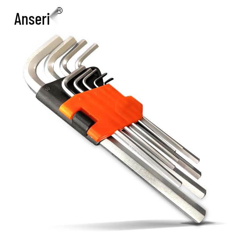 Ansell 9-Piece L-Type Hex Key Set