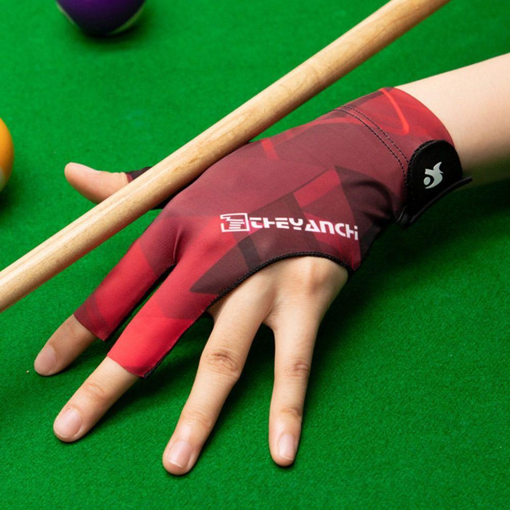 Left and Right Hand Billiards Glove Elastic Snooker Billiard Glove  Fitness Accessories