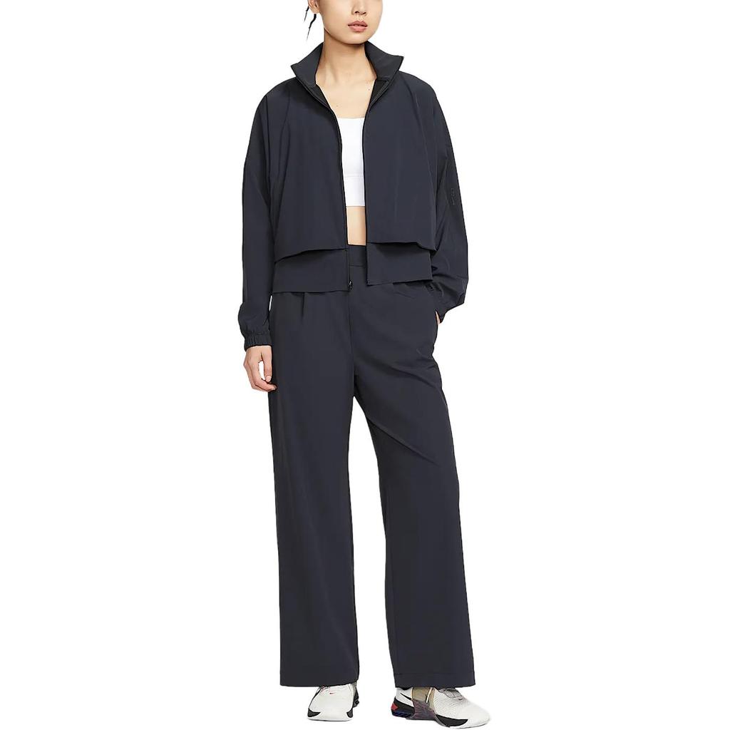 New Nike Dri Fit Jacket Women's Black/Dark Smoke Gray HJ0964-010