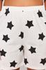 Women's Style Plus Size Lilac Star Printed Knitted Pajama Set