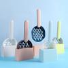 Cat Litter Shovel with Holder Cat Poop Scoop Sifting Shovel with Base Easy Clean