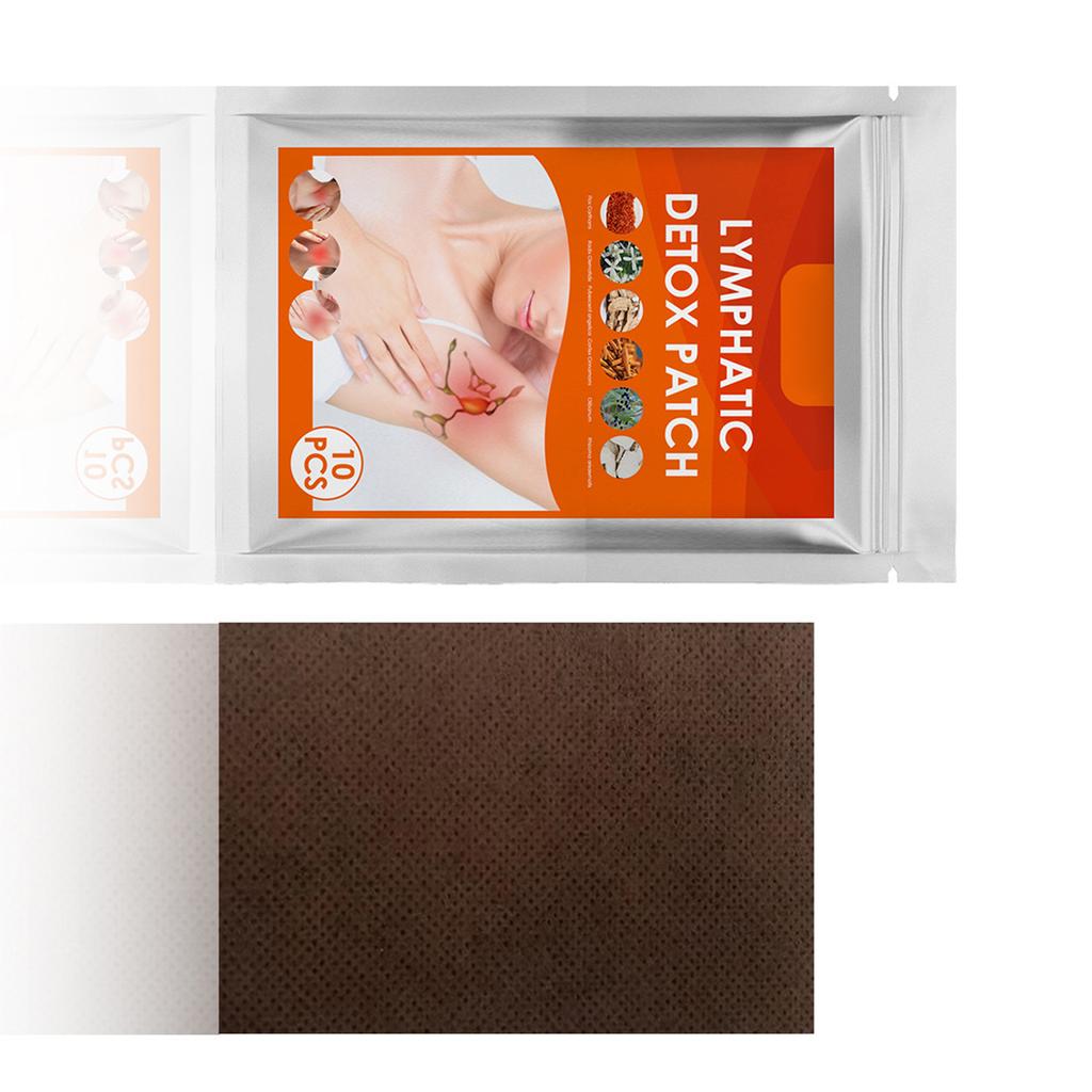 10Pcs Lymphatic Detox Patches Accessory Mammary Lymph Patch Lymphatic Drainage Swelling Relief