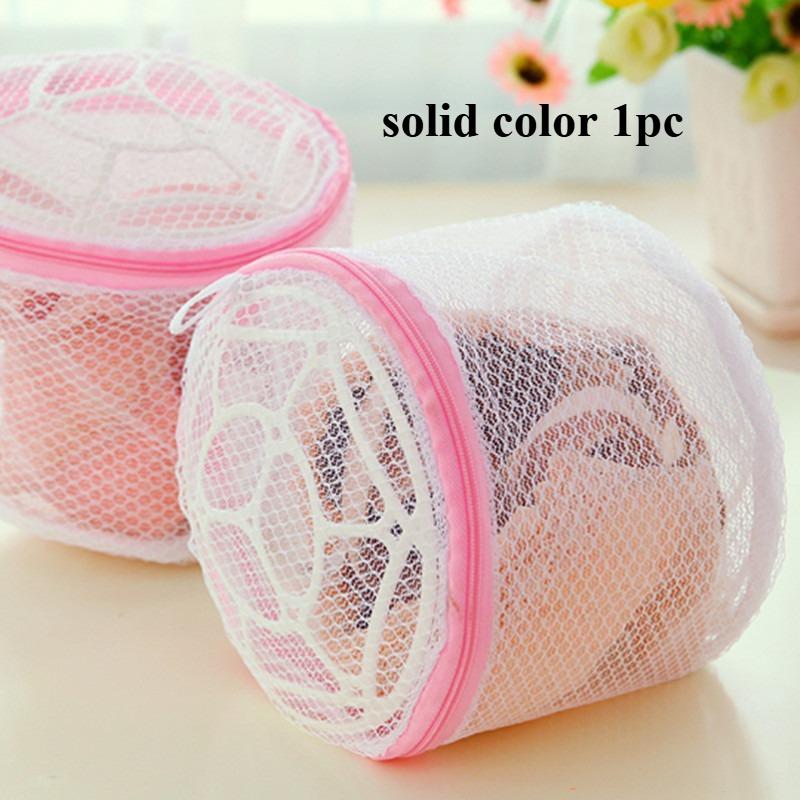 

1pc Bra Laundry Bag for Washing Machine, Delicate Mesh Lingerie Protector to Prevent Damage and Tangling with Zipper Closure