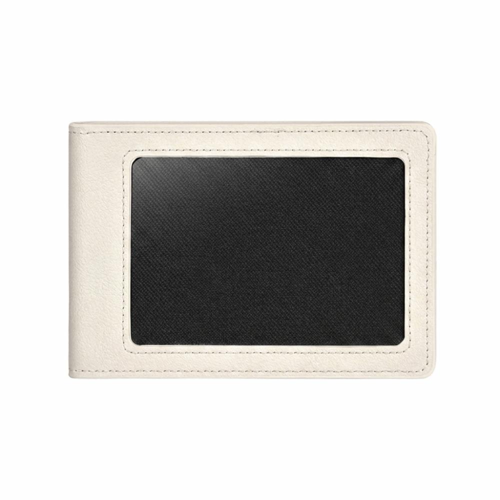 Lightweight Multi-slot Card Holder Neat Appearance Card & Coin Organizer Car Use бежевый