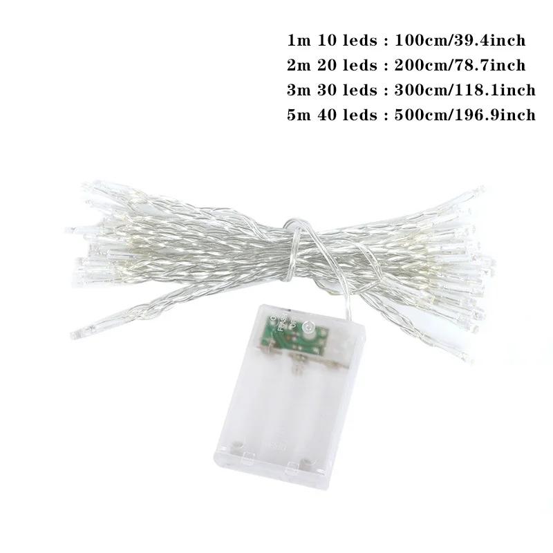 10M 20M 50M 100M Christmas Garland Lights Led String Fairy Light Festoon Lamp Outdoor Decorative Lighting for Wedding Party
